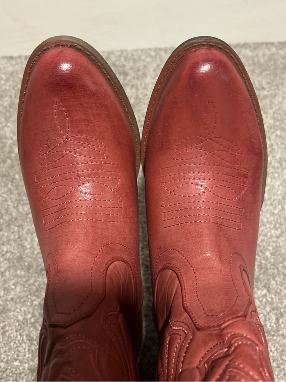 Legend Western Boots by Coconuts by Matisse, Red/ Coral - Picture 4 of 8